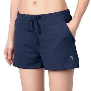 Women's Athletic Navy Blue Shorts